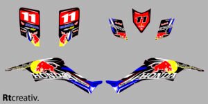 ADHESIVOS Y PEGATINAS DE VINILO PARA HONDA TRX 400 Rt009-01
