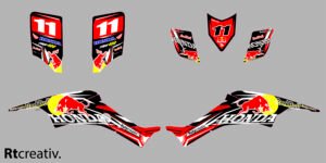 ADHESIVOS Y PEGATINAS DE VINILO PARA HONDA TRX 400 Rt009-02