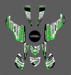 ADHESIVOS Y PEGATINAS DE VINILO PARA SUZUKI LTZ 250 Rt001-02