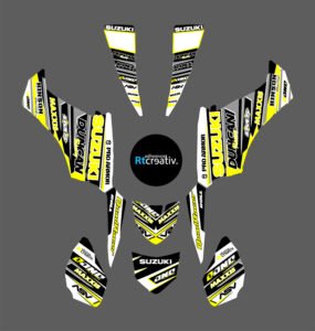 ADHESIVOS Y PEGATINAS DE VINILO PARA SUZUKI LTZ 250 Rt001-05