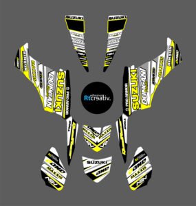 ADHESIVOS Y PEGATINAS DE VINILO PARA SUZUKI LTZ 250 Rt001-06