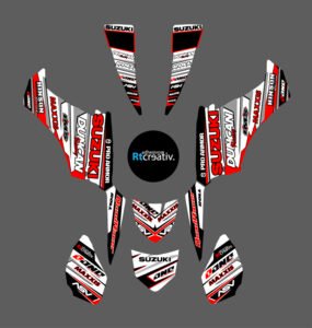 ADHESIVOS Y PEGATINAS DE VINILO PARA SUZUKI LTZ 250 Rt001-07