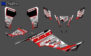 ADHESIVOS Y PEGATINAS DE VINILO PARA SUZUKI LTZ 400 Rt003-01