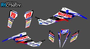 ADHESIVOS Y PEGATINAS DE VINILO PARA SUZUKI LTZ 400 Rt004-04