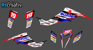ADHESIVOS Y PEGATINAS DE VINILO PARA SUZUKI LTZ 400 Rt004-06
