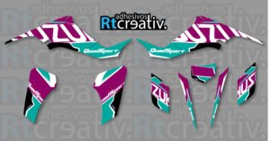 ADHESIVOS Y PEGATINAS DE VINILO PARA SUZUKI LTZ 400 Rt005-05