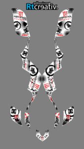 ADHESIVOS Y PEGATINAS DE VINILO PARA YAMAHA RAPTOR 660 Rt011-06