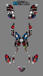 ADHESIVOS Y PEGATINAS DE VINILO PARA YAMAHA RAPTOR 660 Rt011-02