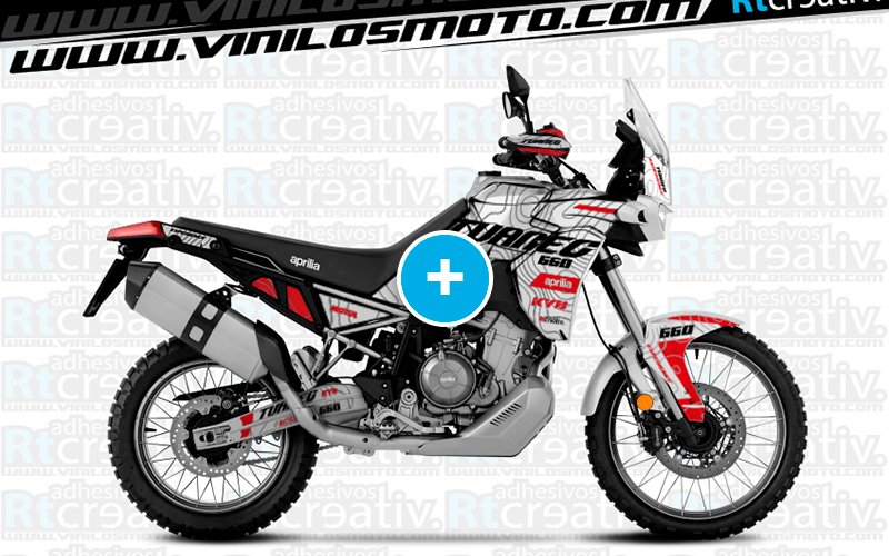 ADHESIVOS Y PEGATINAS DE VINILO APRILIA TUAREG 660 Rt005
