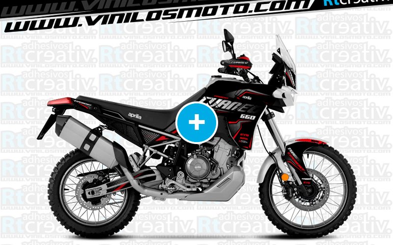 ADHESIVOS Y PEGATINAS DE VINILO APRILIA TUAREG 660 Rt006