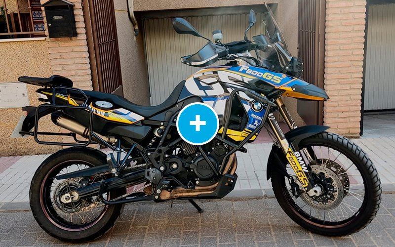 ADHESIVOS Y PEGATINAS DE VINILO BMW GS 800 Rt002
