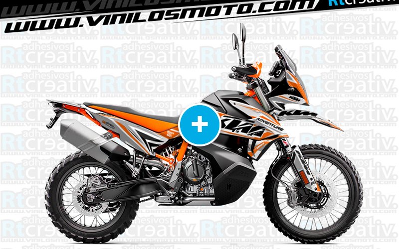ADHESIVOS Y PEGATINAS DE VINILO KTM ADVENTURE Rt002