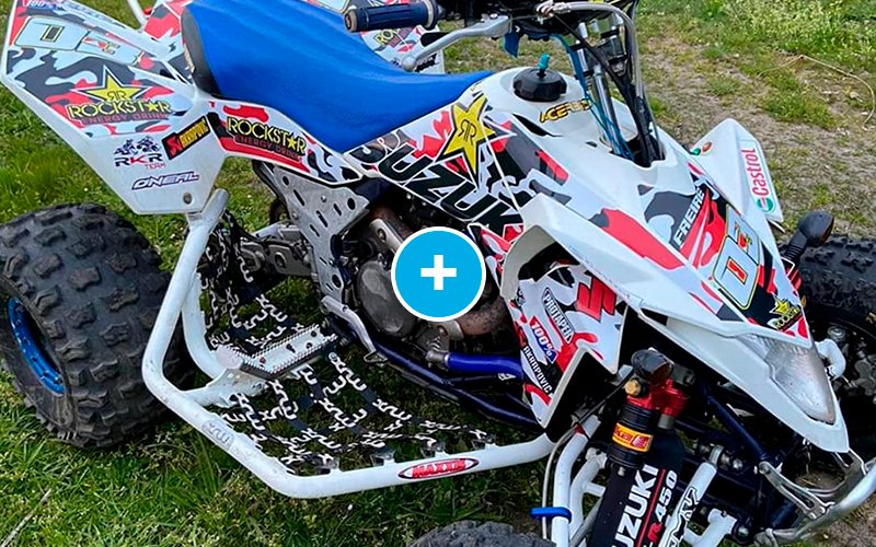 ADHESIVOS Y PEGATINAS DE VINILO PARA SUZUKI LTR 450 Rt004