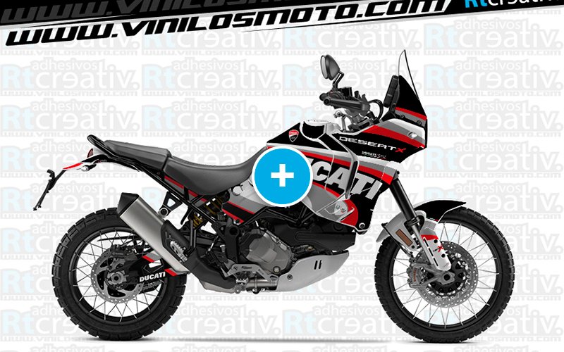 ADHESIVOS Y PEGATINAS DE VINILO DUCATI DESERTX Rt001