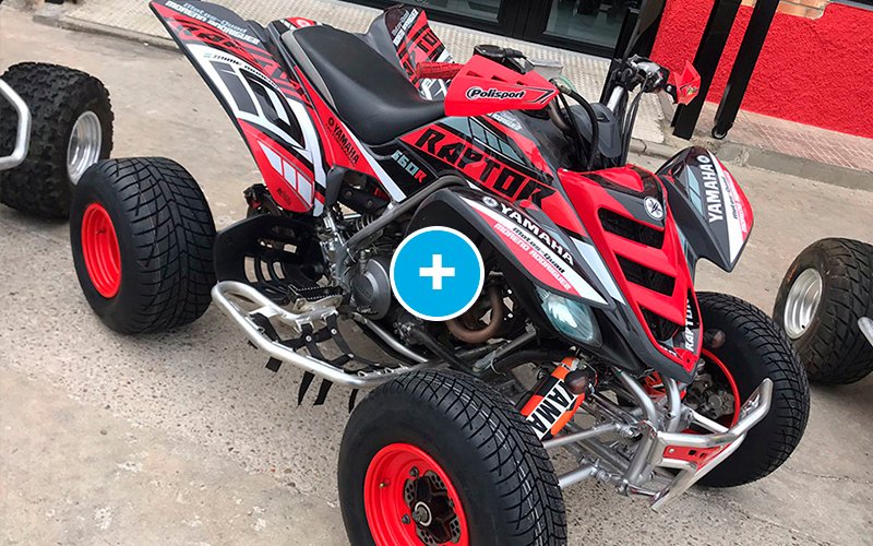 ADHESIVOS Y PEGATINAS DE VINILO PARA YAMAHA RAPTOR 660 Rt001