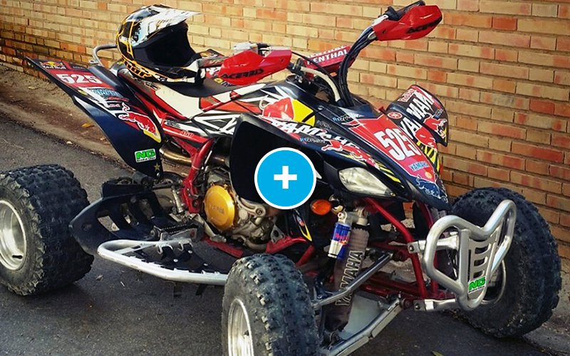 ADHESIVOS Y PEGATINAS DE VINILO PARA YAMAHA YFZ 450 Rt004