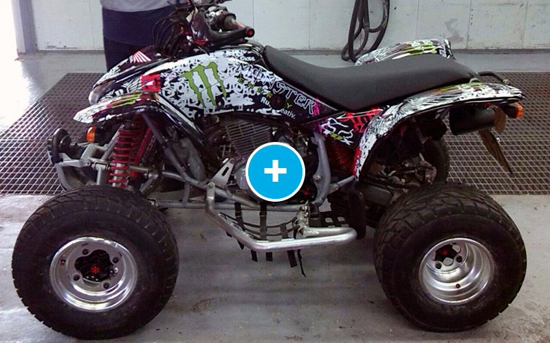 ADHESIVOS Y PEGATINAS DE VINILO PARA HONDA TRX 400 Rt004
