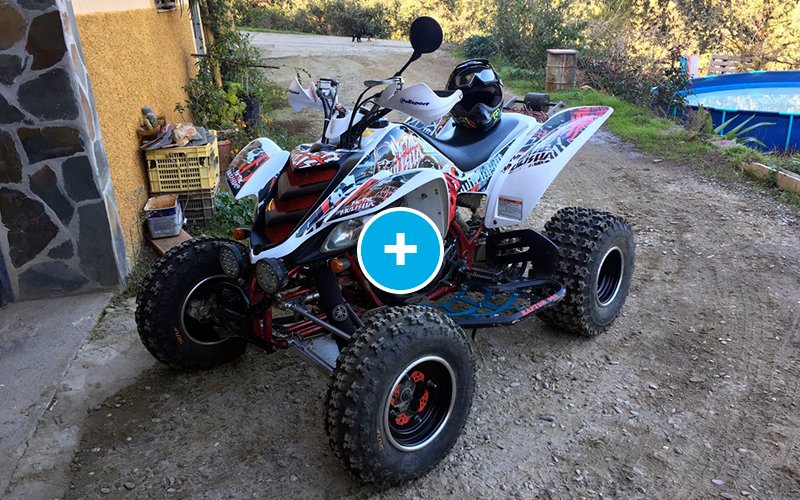ADHESIVOS Y PEGATINAS DE VINILO PARA YAMAHA RAPTOR 660 Rt004