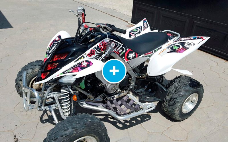 ADHESIVOS Y PEGATINAS DE VINILO PARA YAMAHA RAPTOR 700 Rt005