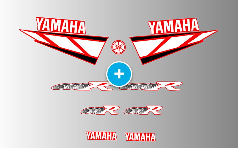 ADHESIVOS Y PEGATINAS DE VINILO PARA YAMAHA RAPTOR 660 de serie