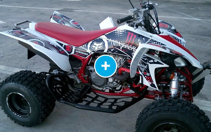ADHESIVOS Y PEGATINAS DE VINILO PARA YAMAHA YFZ 450 Rt007
