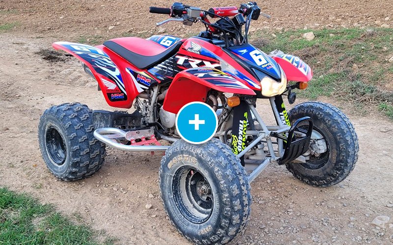 ADHESIVOS Y PEGATINAS DE VINILO PARA HONDA TRX 400 Rt007