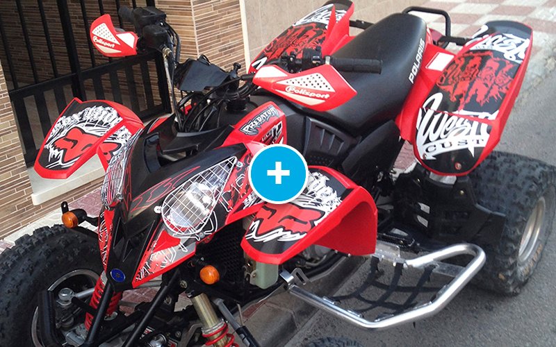 ADHESIVOS Y PEGATINAS DE VINILO PARA POLARIS PREDATOR 500 Rt008