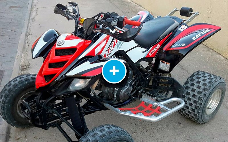 ADHESIVOS Y PEGATINAS DE VINILO PARA YAMAHA RAPTOR 660 Rt010