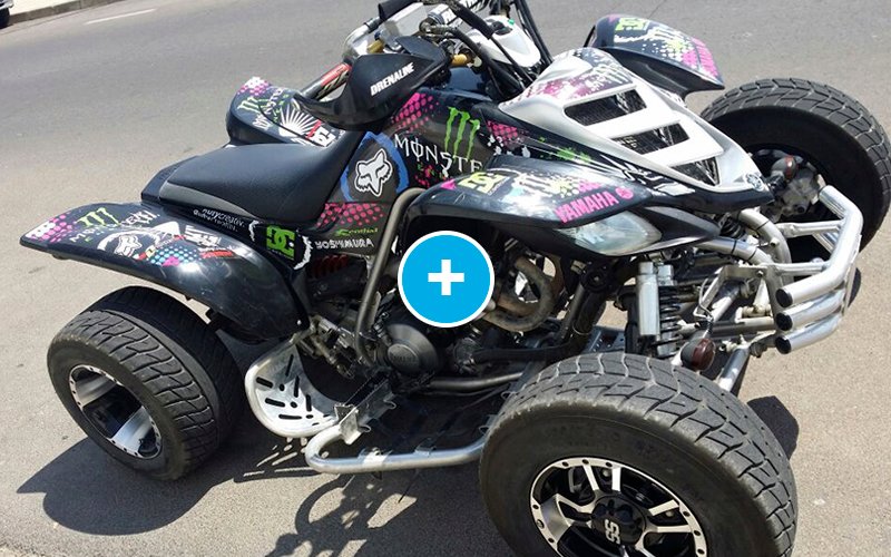 ADHESIVOS Y PEGATINAS DE VINILO PARA YAMAHA RAPTOR 660 Rt011