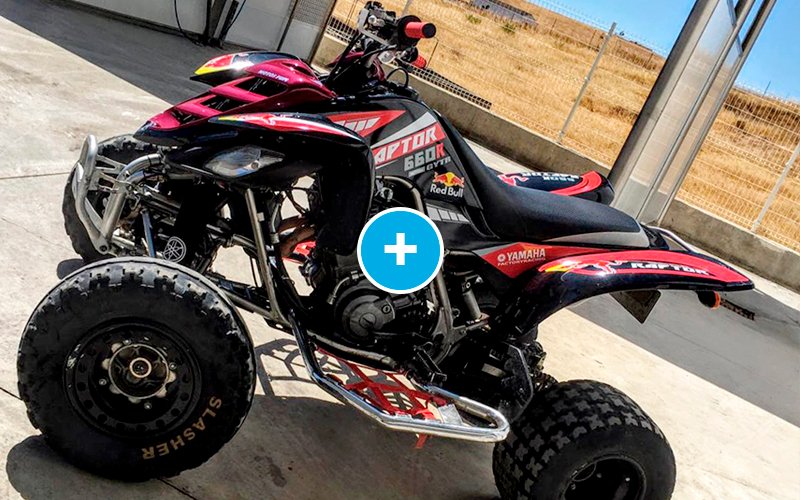 ADHESIVOS Y PEGATINAS DE VINILO PARA YAMAHA RAPTOR 660 Rt012