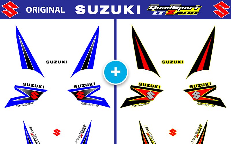 ADHESIVOS Y PEGATINAS DE VINILO PARA SUZUKI LTZ 400 Rt020