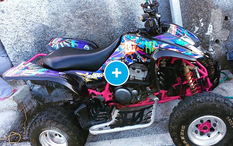 ADHESIVOS Y PEGATINAS DE VINILO PARA SUZUKI LTZ 400 Rt021