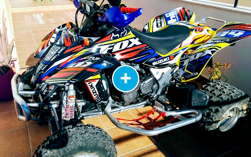 ADHESIVOS Y PEGATINAS DE VINILO PARA SUZUKI LTZ 400 Rt008