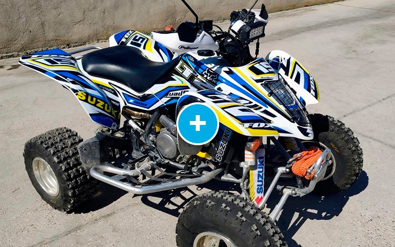 ADHESIVOS Y PEGATINAS DE VINILO PARA SUZUKI LTZ 400 Rt012