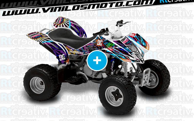 ADHESIVOS Y PEGATINAS DE VINILO PARA SUZUKI LTZ 400 Rt013