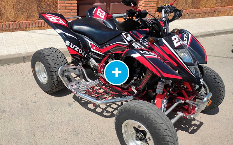 ADHESIVOS Y PEGATINAS DE VINILO PARA SUZUKI LTZ 400 Rt014