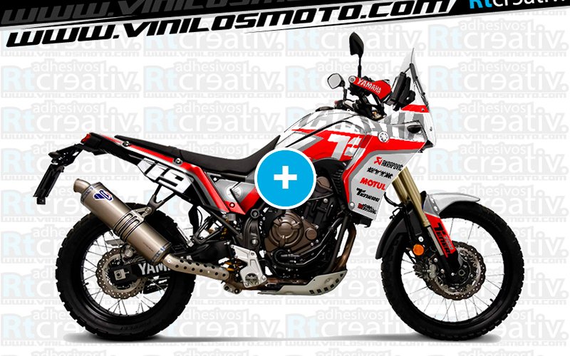 ADHESIVOS Y PEGATINAS DE VINILO YAMAHA TENERE Rt001