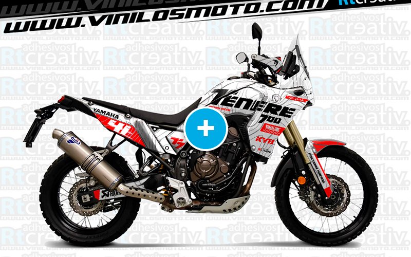 ADHESIVOS Y PEGATINAS DE VINILO YAMAHA TENERE Rt015