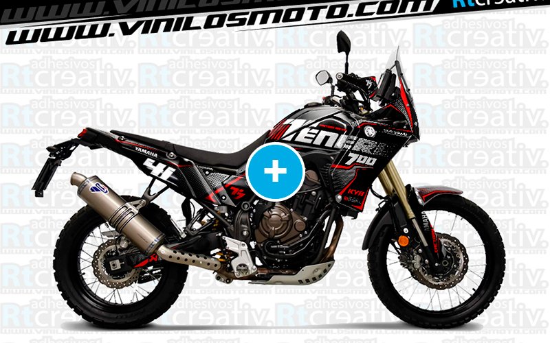 ADHESIVOS Y PEGATINAS DE VINILO YAMAHA TENERE Rt016