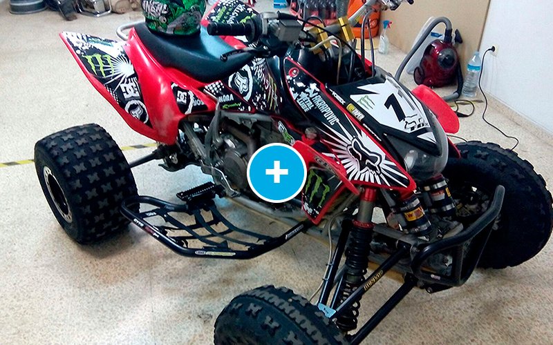 ADHESIVOS Y PEGATINAS DE VINILO PARA HONDA TRX 450 Rt006