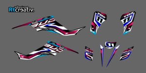 ADHESIVOS Y PEGATINAS DE VINILO PARA SUZUKI LTZ 400 Rt002-03