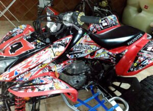 ADHESIVOS Y PEGATINAS DE VINILO PARA HONDA TRX 450 Rt007-01