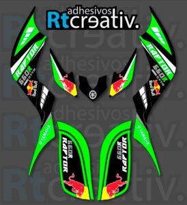 ADHESIVOS Y PEGATINAS DE VINILO PARA YAMAHA RAPTOR 660 Rt012-02