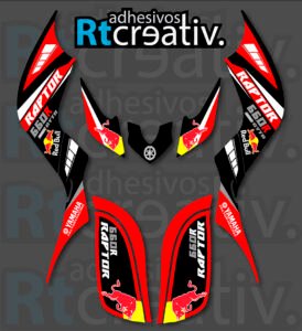 ADHESIVOS Y PEGATINAS DE VINILO PARA YAMAHA RAPTOR 660 Rt012-01
