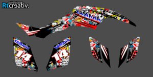 ADHESIVOS Y PEGATINAS DE VINILO PARA YAMAHA RAPTOR 350 Rt003-01