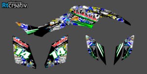 ADHESIVOS Y PEGATINAS DE VINILO PARA YAMAHA RAPTOR 350 Rt003-02