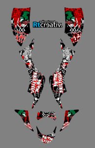 ADHESIVOS Y PEGATINAS DE VINILO PARA GAS GAS WILD Rt002-01