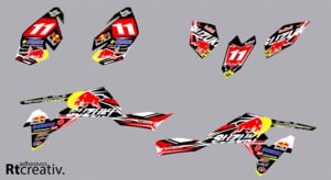 ADHESIVOS Y PEGATINAS DE VINILO PARA SUZUKI LTR 450 Rt001-01