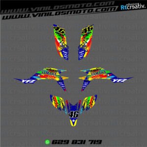 ADHESIVOS Y PEGATINAS DE VINILO PARA YAMAHA YFZ 450 Rt001-02