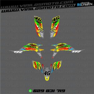 ADHESIVOS Y PEGATINAS DE VINILO PARA YAMAHA YFZ 450 Rt001-03